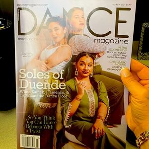 New March 2024 Dance Magazine  Amanda Castro Brinda Guha